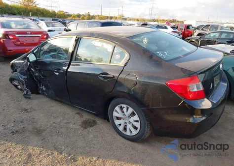 2012 Honda Civic Lx z USA, uszkodzony, nr VIN 19XFB2F59CE101035
